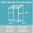 thumbnail image 3 of Coast Modern Pool Towel Rack – 5 Beach Towel PVC Drying Rack for Outdoor & Indoor Use, 3 of 7