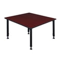 thumbnail image 3 of Regency 48 in. Square Height Adjustable Classroom Activity Table- Mahogany, 3 of 6
