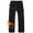 Black, variant on Men Fleece Lined Cargo Pants Softshell Ski Pant for Winter Outdoor Hiking Insulated Trousers w/Zipper Pockets