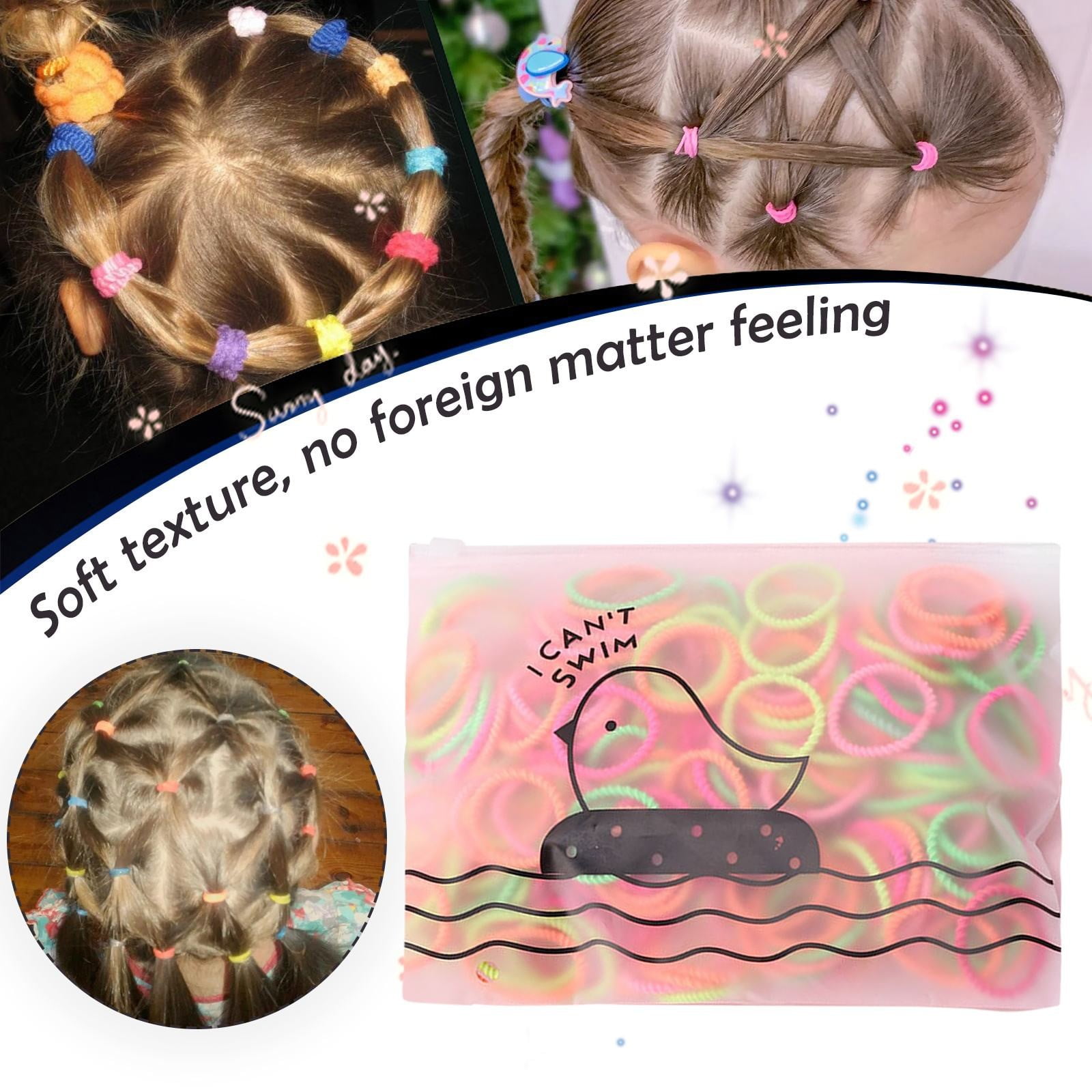 The Hair Tie Hair Ponytail Holder Scarf Scrunchies for Women Hair Loops Elastic Big Hair Ties Elastic Bands Hair Holder Organizer for Women Scrunchies with Scarf Tails Elastic Hair Ties Ribbon Hair