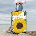 thumbnail image 4 of Wukai Sunflowers Elastic Luggage Cover: Personalized Protection for Your Suitcase - Fits 19~29-inch, Washable & Durable Travel Companion-Large, 4 of 8