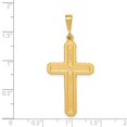 thumbnail image 2 of 14K Yellow Gold Cross Pendant Charm Religious, 2 of 4