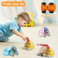 thumbnail image 4 of Baby Toy Cars for Toddlers 1-3, Toy Cars for 1 Year Old Boy and Girl, Extra Large Push and Go Rattle Car for Baby Boys 6-9-12-18 Months, First Birthday Gifts for Rattles Noisy Trucks Active Infant, 4 of 9