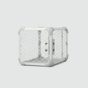 DIGGS Evolv Dog Crate, Safe, Durable Kennel with Removable Ceiling Panel and Modular, Ash, 23.3