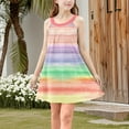 thumbnail image 2 of THDHVS Dresses for Girls,Girls Dress,Girls and Toddlers' Knit Sleeveless Tank Play Dress Multicolor 7-8 Years, 2 of 8
