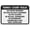 Warning Sign 4, variant on Take Rubbish Away Sign 8"x12", Aluminum Tin Warning Signs for Home Outdoor Garden, High-Visibility Waste Sign for Campground