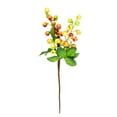 thumbnail image 2 of PALIFEUR 5 Pack Artificial Berry Stems, Holly Berry Branches for Christmas Tree Decorations & Year's Eve Decor, Holiday and Home Crafts, 9.06 Inch Berry Picks, Yellow, 2 of 7