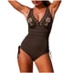 thumbnail image 2 of Traje de baño de una pieza para mujer, conjuntos de bikini para mujer, traje de baño bikini de tirantes sin espalda de color liso para mujer, conjunto de bikini de malla para mujer, traje de baño de n, 2 of 6
