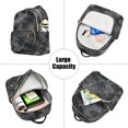 thumbnail image 5 of FORMRS Mini Backpack Purse for Women Quilted Travel Daypack Casual Shoulder Bag, Gray Sky Pattern, 5 of 7