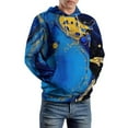 thumbnail image 5 of Blue Gold Abstract Art 3D Print Hoodie Men Women Autumn Thin Pullover Sweatshirt Vintage Streetwear Tops, 5 of 6