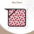 thumbnail image 3 of Disketp Strawberry Pot Holders Kitchen Insulation Mats Heat Resistant Pot-Holder Oven Anti-Scald Pads for Cooking Baking, 7.1*7.1inch, 3 of 8