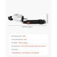 thumbnail image 3 of VEVOR Metal Shear/Cutter Drill Attachment, Sheet Metal Cutter with 360-Degree Pivoting Head, Sharp Blades,Ideal for 18 GA Galvanized Steel, 20 GA Stainless Steel, Aluminum Plate, Plastic, Cardboard, 3 of 9