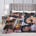 thumbnail image 5 of Jhene Music Aiko Throw Blankets Warm Super Soft and All Season Plush Blanket for Sofa Bed Living Room Decor 60x80, 5 of 6