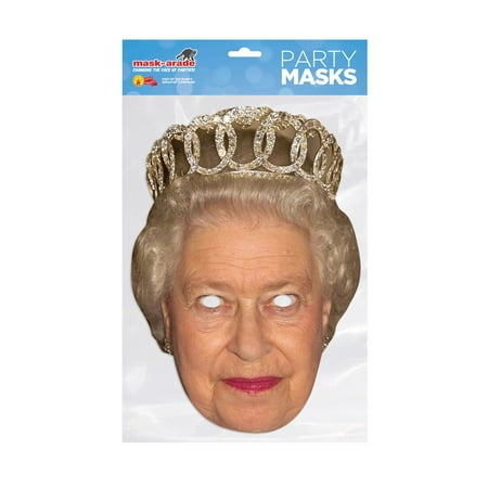 Queen Elizabeth Royal Facemask – Costume Accessory