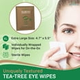 thumbnail image 5 of NOVEHA Tea Tree & Coconut Oil Eyelid & Lash Wipes | For Demodex, Blepharitis & Itchy Eyes, Box Of 60 Individually Wrapped Eyelash Wipes With Aloe Vera, Natural Makeup Remover & Daily Eye Cleanser, 5 of 5