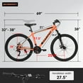 Mountain Bike, 26 Inch Bike, Shock Absorption Front Suspension, 21