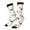2 Black-1, variant on Bulldog Face Print Adult Socks for Men & Women,Calf Socks, Ankle Socks,Boots Socks,Breathable Casual Sock,Unisex Crew Socks