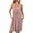 Pink, variant on ZKCCNUK Women's Nightgowns & Sleepshirts Women Print with Pockets Sleep Shirts Sleeveless Sleepwear Pleated Front Nightshirt Round Neck Nightdress S-2XL