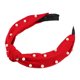thumbnail image 5 of Diadema de Satén Anudado Perla Unique Bargains Rojo 1.1 Pulgadas Ancho, 5 of 7