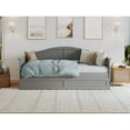 thumbnail image 5 of AFI Nantucket Twin Wood Daybed with Twin Size Trundle in Grey, 5 of 5