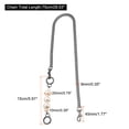 thumbnail image 2 of Uxcell 75cm/29.5" Pearl Purse Chain Strap Handbag Replacement Straps Extender, Dark Gray, 2 of 5
