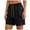 b1-Black, variant on Women's Athletic Shorts High Waisted Running Short Pocket 5" Sporty Shorts Gym Workout Shorts M-3XL Size XXXL,Black