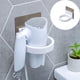 thumbnail image 3 of Soporte Para Secador De Pelo Montado En La Pared De Alta Calidad, Estante De Baño Abs, Soporte Para Secador De Pelo, Organizador Para Secador De Pelo matsuzay HA015905-00, 3 of 5
