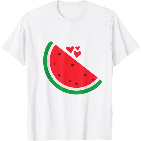 Exquisite and comfortable-Love Watermelon Women Tee Watermelon Lovers T-Shirt