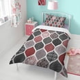 thumbnail image 4 of Boho Bohemia Flower Duvet Cover and Pillowcase Set for Single Bedding, Bedroom Accessories for Kids Teens, 4 of 5
