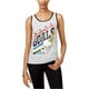 thumbnail image 1 of Peanuts Womens Olympics Goals Tank Top, Gris, XS, 1 of 2