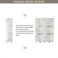 Room Divider With Shelves, 4 Panel Room Dividers, Partition Room