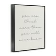 thumbnail image 4 of Stupell Industries Minimal You Are Loved Typography Painting Black Framed Art Print Wall Art, 11 x 14, 4 of 10