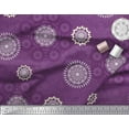 thumbnail image 3 of Soimoi Rayon Crepe Fabric Mandala Ethnic Decor Fabric Printed Yard 46 Inch Wide, 3 of 3