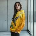 thumbnail image 2 of COEQINE Oversized Women's Hoodies Sweatshirts Pullover Long Sleeves Loose Comfy Fit Cozy Hummingbird and Sunflower Fashion Y2K Hooded Sweatshirt Women Lightweight Casual, S, 2 of 7