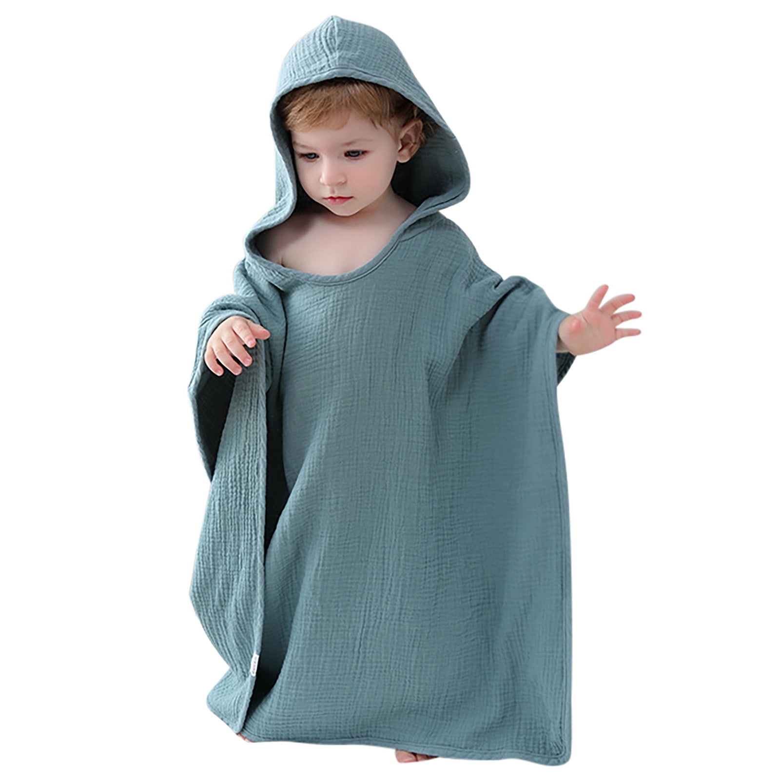 SERVIETTE DE BAIN CAPUCHE BÉBÉ TROPICAL SEA - Bleu clair | France