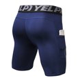 thumbnail image 4 of 3 Pack Men Sports Shorts Active Workout Underwear with Pocket, 4 of 7