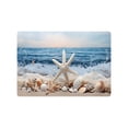 thumbnail image 1 of Floor Rug Summer Beach Bathroom Rug Mat Welcome Ocean Coastal Doormats Outdoor Indoor Non Front Door Mat Entry Door Rugs For Balcony Yard Entryway 32 Light Weight Blankets Throw Blanket Set Bear Skin, 1 of 3