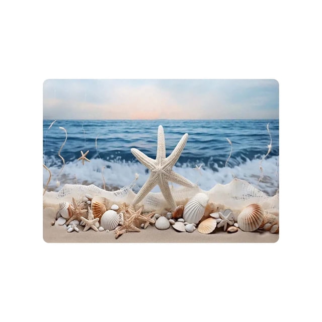 Floor Rug Summer Beach Bathroom Rug Mat Welcome Ocean Coastal Doormats Outdoor Indoor Non Front Door Mat Entry Door Rugs For Balcony Yard Entryway 32 Light Weight Blankets Throw Blanket Set Bear Skin