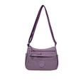 thumbnail image 2 of Lightweight Multi-Compartment Crossbody Bag for Travel Adjustable Strap Casual One-Shoulder Purse Durable Water-Resistant Nylon, Secure Zipper Pockets, Unisex, Versatile for Work, Outdoor, 2 of 8