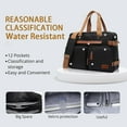 thumbnail image 3 of 3 in 1 Laptop Backpack for Men and Women, 17.3 Inch Travel and Business Bag, Black, 3 of 7