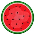 thumbnail image 1 of Cobija Manta Frazada Diseño Redonda de Sandia de la Familia de Frutas Ultra Suave y Ligera, 1 of 4