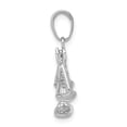 thumbnail image 4 of 14K White Gold 3-D Moveable Scales Of Justice Pendant, 4 of 4