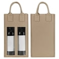 thumbnail image 3 of Sac Cadeau Vin Double Sac à Vin avec Poignée Portable Antichoc Feutre Robuste Réutilisable Sac à Main Bouteille de Vin Champagne Bière Sac Cadeau Bouteille de Vin, 3 of 8