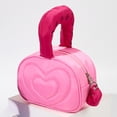 thumbnail image 4 of Bolso de cosméticos para mujer, organizador de maquillaje con letras impresas para uso diario de niñas y mujeres, 4 of 5