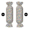 thumbnail image 2 of Salouo Colorful Numbers Pattern Cute Bolster Pillow,Cylindrical Pillow Long Pillow for Bed Round Side Pillow for Knee/Leg/Neck ,- Length 24.4" x 9.8" Diameter, 2 of 8