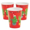 Cactus Christmas Cup - Party Supplies - 8 Pieces