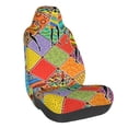 thumbnail image 1 of Wukai Dancing African Womans Full Set Car Seat Covers with Soft Padding Universal Auto Front Seats Protector and Cushion Mat, 1 of 5