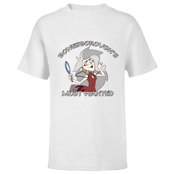 Disney Channel The Owl House Eda - Short Sleeve T-Shirt for Kids - Customized-White