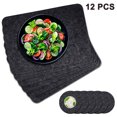 thumbnail image 1 of 12pcs Placemats, Felt Washable Place Mats for Dinning Table, Heat Resistant Placemats for Kitchen Table with Coaster, 1 of 5