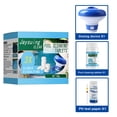thumbnail image 1 of Kit de papel de prueba para pastillas de limpieza de piscinas SPA con dispensador de cloro (100g) JShteea Libre de BPA, 1 of 9